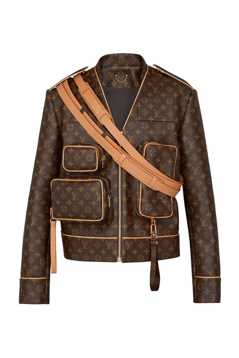 lv men's leather jacket